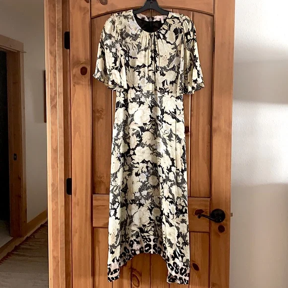 green emerald velvet dress Ivory Toile Combo Lena Shine Dress